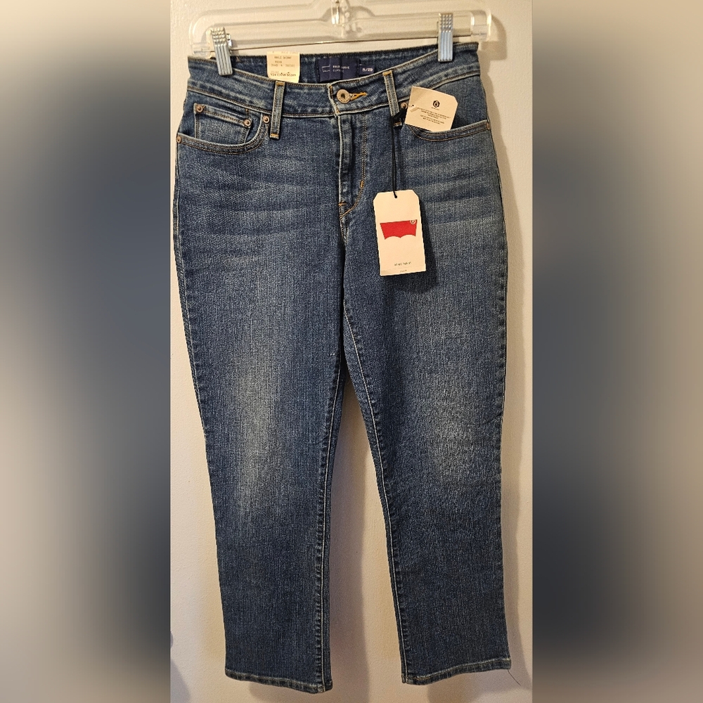 Levi’s Bold Curve Mid-Rise Skinny Jeans Blue Women’s Size 8/29 NWT Read